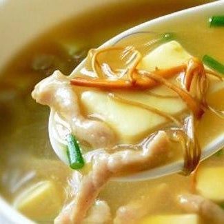 虫草花豆腐汤的做法